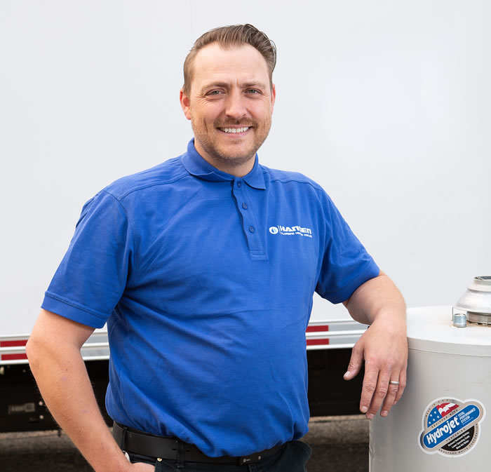 Ryan Hansen - owner of Hansen Plumbing, Heating & Cooling, Calgary